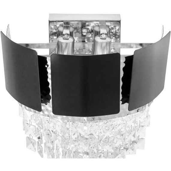 Бра Lumina Deco LDW 7045-2 BK+CHR