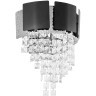 Бра Lumina Deco LDW 7045-2 BK+CHR