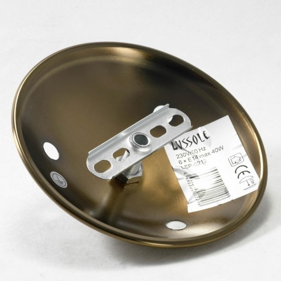 Люстра на штанге Lussole GRLSP-0212 ROOSEVELT IP21 под лампы 6xE14 42W