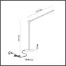 Настольный светильник поворотный на 350° LED 3000K Odeon Light FODEN 7101/12TL