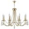 Люстра Crystal Lux VICTORIA SP8 GOLD/AMBER