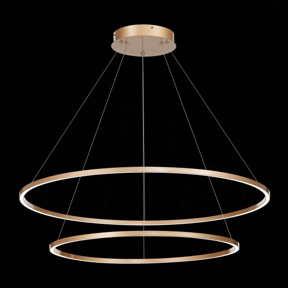 ST605.203.91 Cветильник подвесной SMART ST-Luce Золотистый/Белый LED 1*91W 2800-6500K Подвесные светильники