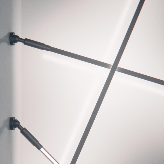 Тросовая система CORDA 5м и блок питания на 100W (max мощность ленты 18W/метр) Corda Lightstar 100CORDA5