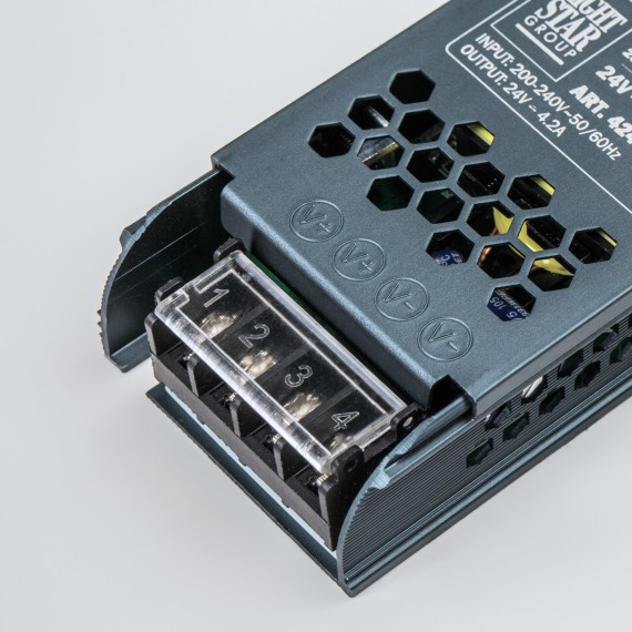 Тросовая система CORDA 5м и блок питания на 100W (max мощность ленты 18W/метр) Corda Lightstar 100CORDA5