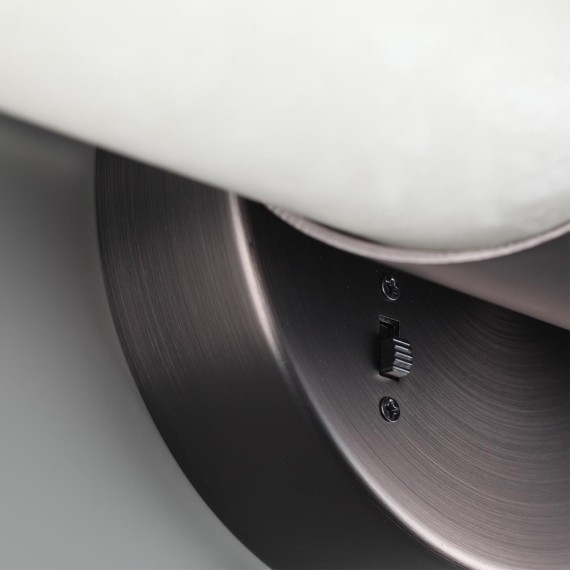 6673/12WL L-VISION ODL24 123 Настенный светильник темная латунь/металл/алебастр IP20 LED 12W 540Лм 3000K/4000K MARBELLA