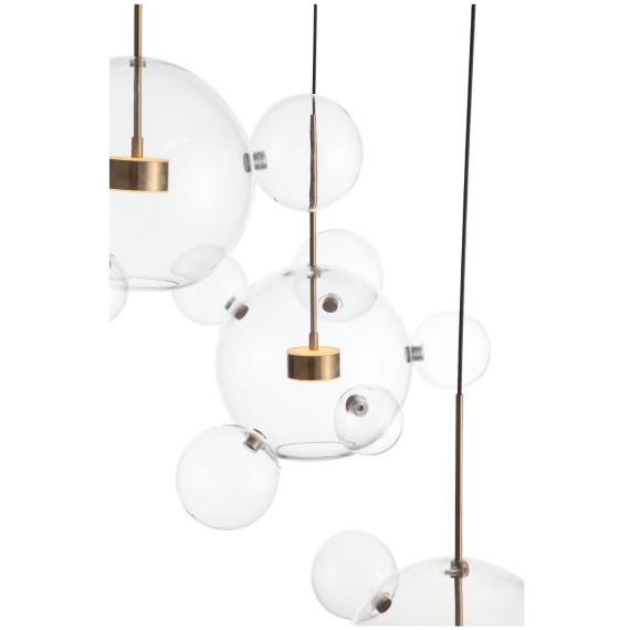 SL1133.203.03 Светильник подвесной ST-Luce Белый,Латунь/Прозрачный LED 3*14W 3000K  (из 4-х коробок) BOPONE