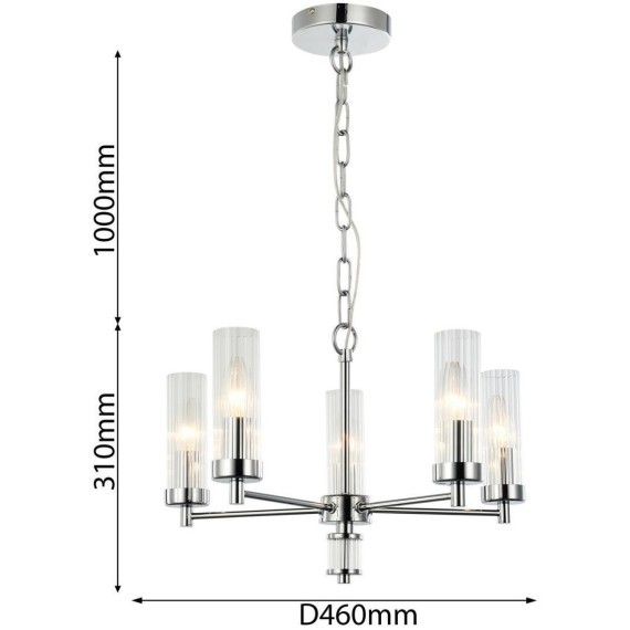 Подвесная люстра Aesthetic 2672-5P