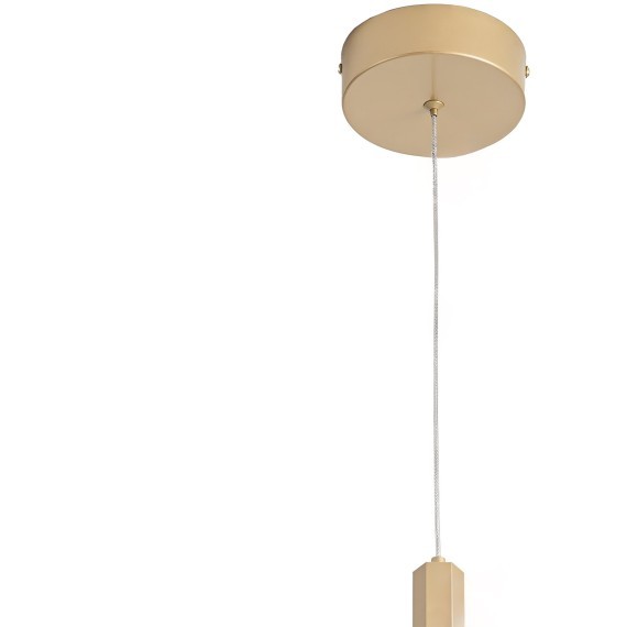 ST614.203.06 Светильник подвесной ST-Luce Золотистый/Золотистый LED 1*6W 4000K Подвесные светильники