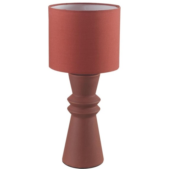 8131/1T MODERNI LN25 терракотовый, керамика/текстиль Настольная лампа E27 1*60W 220V SEGI