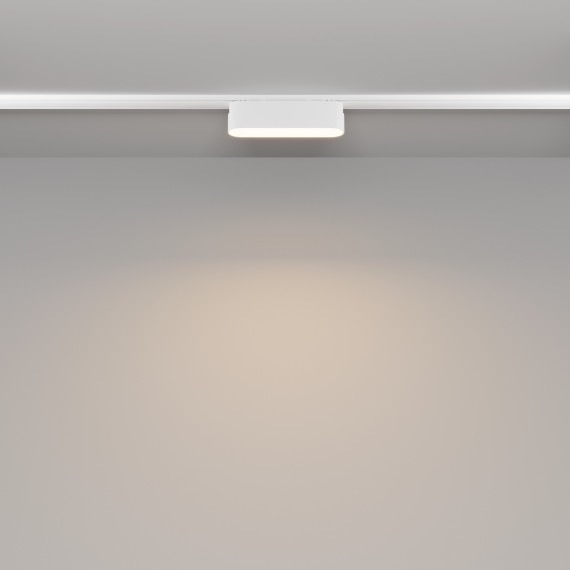 TR080-1-6W3K-W Трековый магнитный светодиодный светильник Maytoni Radity 48V CRI90+ 3000К 450Лм 120° 6Вт