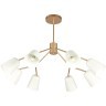 SLE155902-08 Светильник потолочный Золотистый/Белый E14 8*40W MARIO
