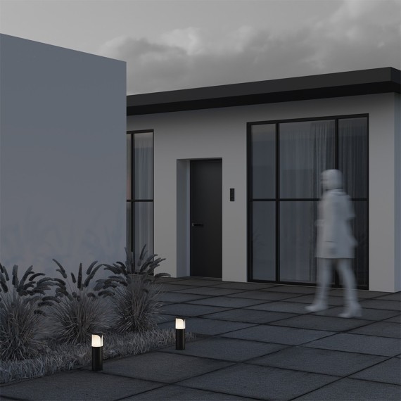 Уличный наземный светильник Maytoni O017FL-01B Piccadilly IP44 под лампу 1xE27 23W