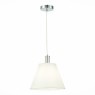 SLE111303-01 Подвес Хром/Белый E27 1*60W MONZA