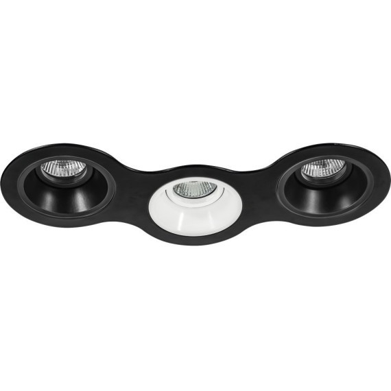 Встраиваемый светильник Lightstar D697070607 Domino под лампы 3xGU5.3 150W