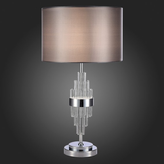 SL1002.104.01 Прикроватная лампа ST-Luce Хром/Серый E27 1*40W ONZO