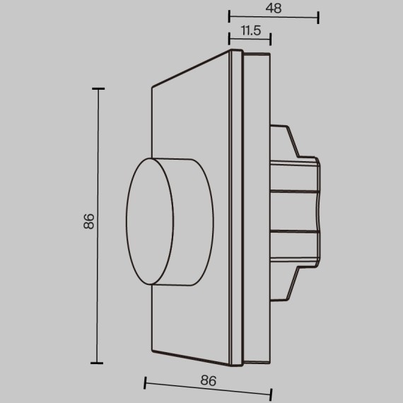 Роторная панель управления Maytoni RF 12-48VDC RGB 711027
