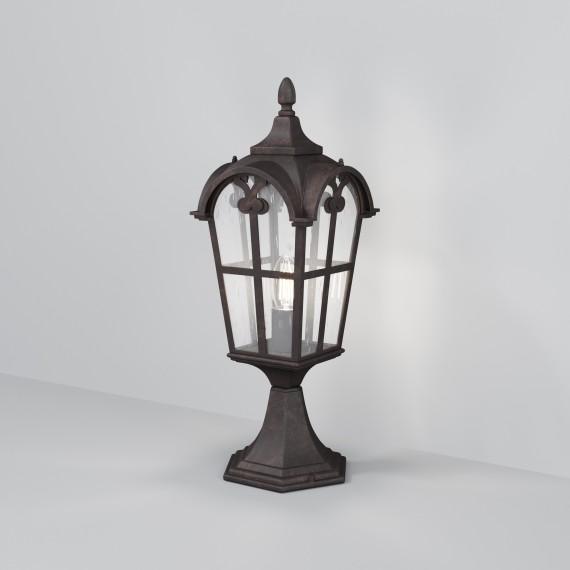 Уличный наземный светильник Maytoni O413FL-01BZ Albion IP44 под лампу 1xE27 60W