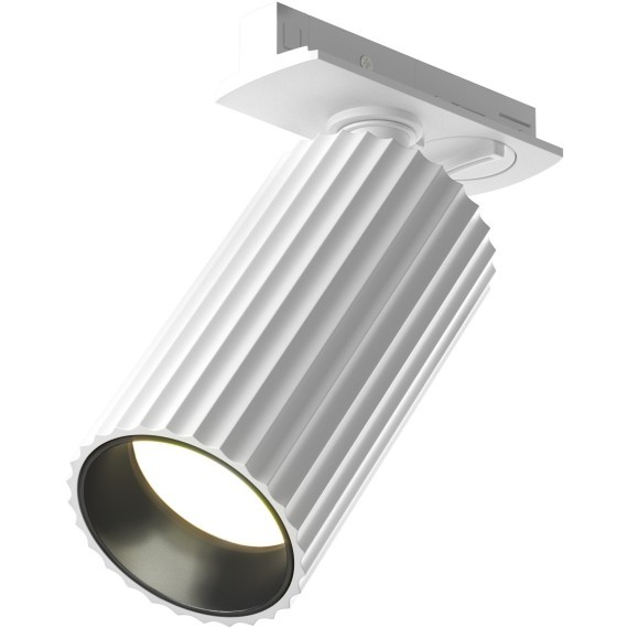 Однофазный двужильный трековый светильник Maytoni Unity TR218-1-GU10-W Calipso под сменную лампу GU10