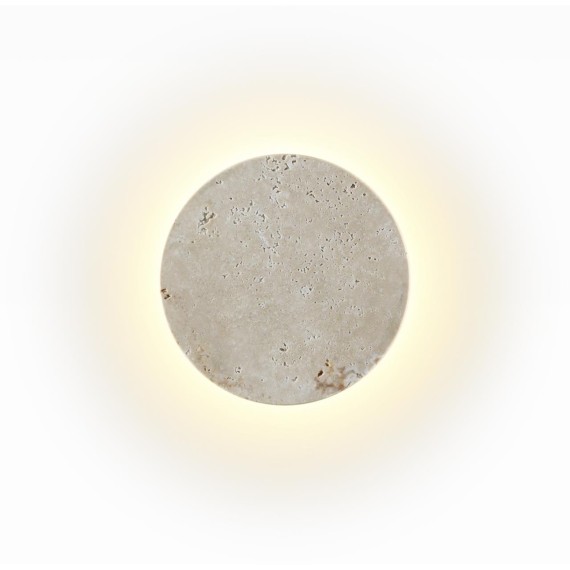 6625/5WL HIGHTECH ODL24 бежевый/металл/травертин Настенный светильник IP20 LED 6W 3000K 220V TRAVERTINO