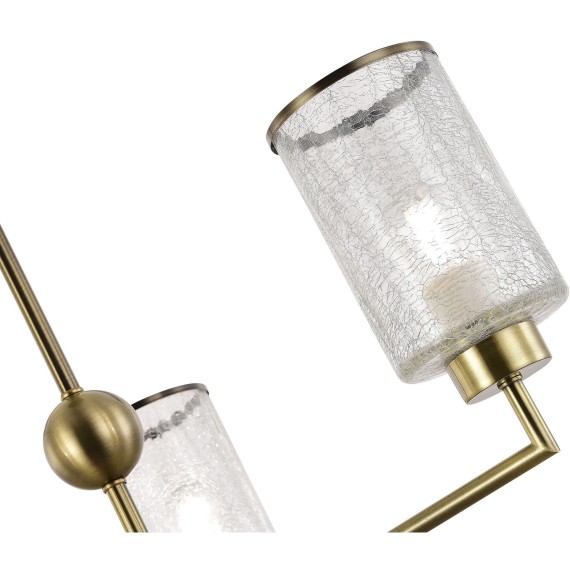 SLE1046-302-03 Светильник потолочный Бронза/Прозрачный E27 3*60W VESTRE