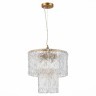 SLE283203-05 Светильник подвесной Золотистый/Прозрачный E27 5*40W RIDA