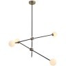 SL429.403.04 Светильник подвесной ST-Luce Черный, Золотистый/Белый G9 4*5W BASTONCINO