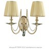 Бра Crystal Lux VICTORIA AP2 GOLD/AMBER