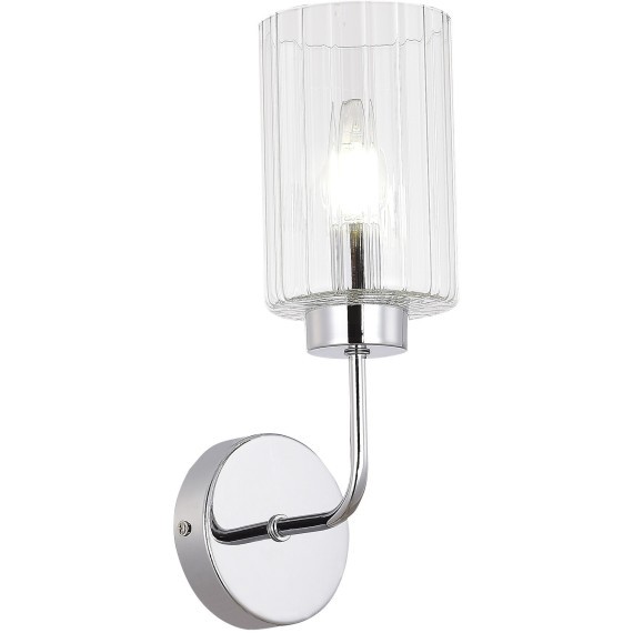 SLE1127-101-01 Светильник настенный Хром/Прозрачный E14 1*40W TILDA