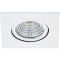98302 Светодиодный встраиваемый светильник SALICETO димм. с рег-кой, 6W(LED), 88х88, 380lm, 3000K, алю