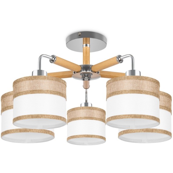 Люстра потолочная Freya FR5329-PL-05-CH Helen под лампы 5xE27 40W