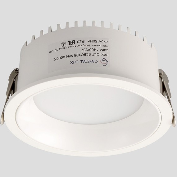 Светильник встраиваемый Crystal Lux CLT 529C105 WH 4000K 1400/337
