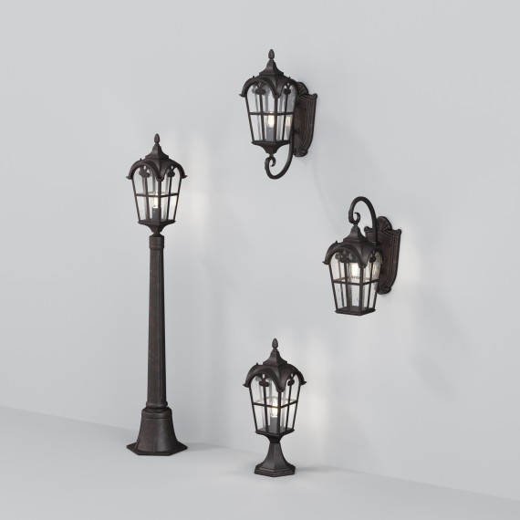 Уличный наземный светильник Maytoni O413FL-01BZ1 Albion IP44 под лампу 1xE27 60W