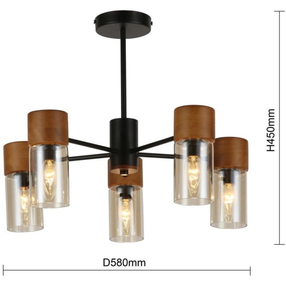 Потолочная люстра Torr 2633-5P