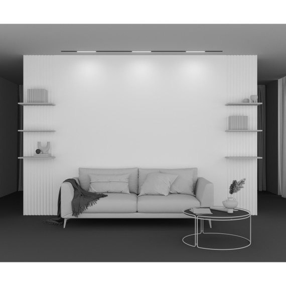 TR030-2-12W2.7K-B Трековый магнитный светодиодный светильник Maytoni Exility CRI90+ 2700К 800Лм 120° 12Вт