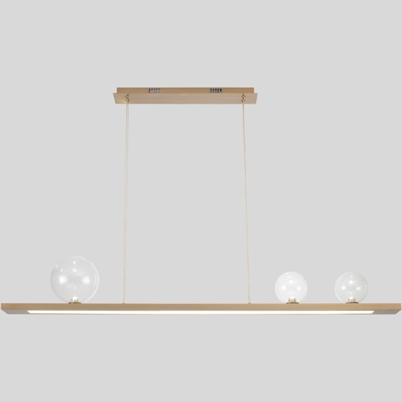 Светильник подвесной Crystal Lux AHORA SP1  L1200 BRASS