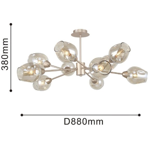 Потолочная люстра Tilda 2658-10U