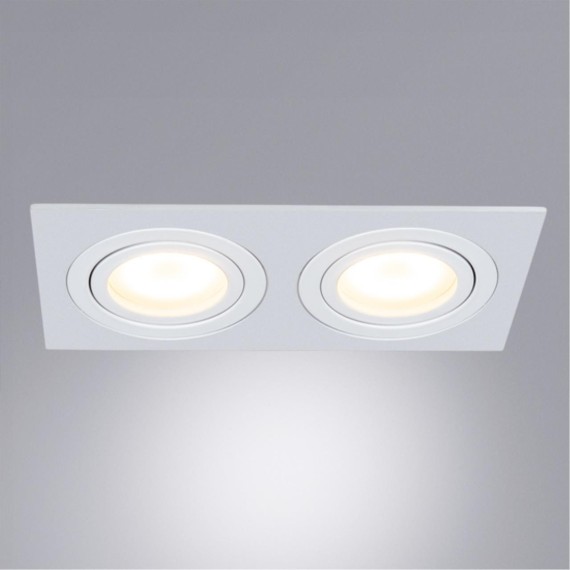 Встраиваемый светильник Arte Lamp A2168PL-2WH TARF под лампы 2xGU10 50W
