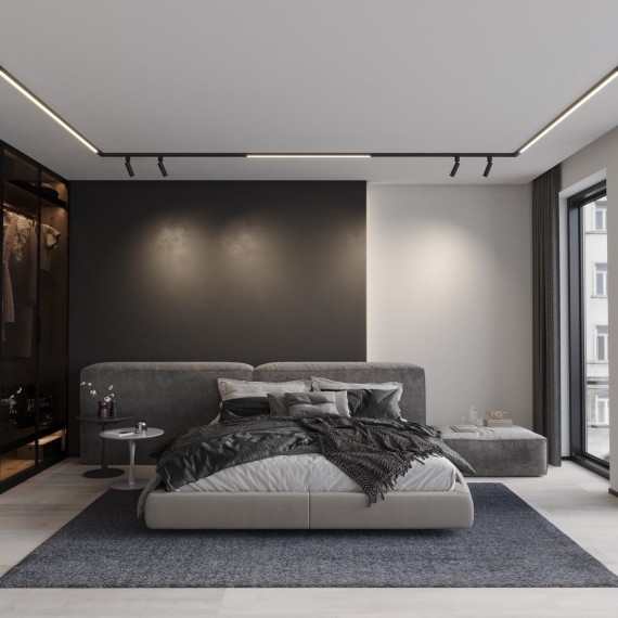 359370 Светодиодный модульный трековый светильник SMART (TUYA, Алиса, Bluetooth, Wi-Fi) Novotech Glat CRI90+ 3000-6000К 1280Лм 110° 16W