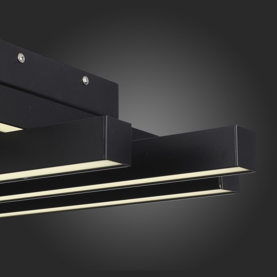 SL933.402.06 Люстра потолочная ST-Luce Черный/Белый,Черный LED 1*36W 3000K/4000K/6000K SAMENTO