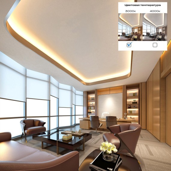 ST018.312.20 Светодиодная лента COB 24B 3000K 1 140Lm CRI90 10мм IP20 1м