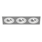 Встраиваемый светильник Lightstar i539060606 Intero 16 под лампы 3xGU10 150W