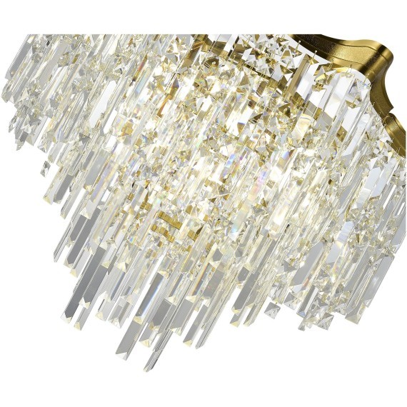 SL1659.303.10 Светильник подвесной ST-Luce Латунь/Прозрачный E14 10*60W OFELIA