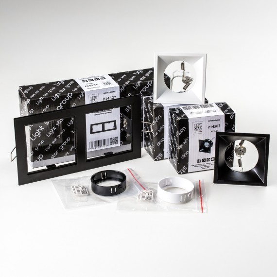 Комплект со светильником Domino Lightstar D5270607WBMOD