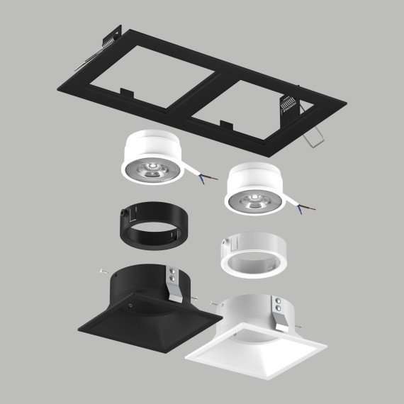 Комплект со светильником Domino Lightstar D5270607WBMOD