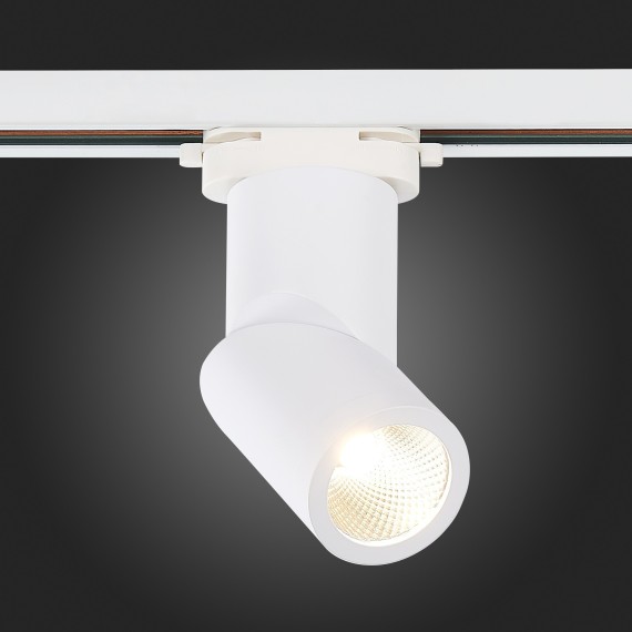 ST650.536.10 Однофазный двужильный светодиодный трековый светильник ST Luce 3000К 800Лм CRI90+ 38° 10Вт