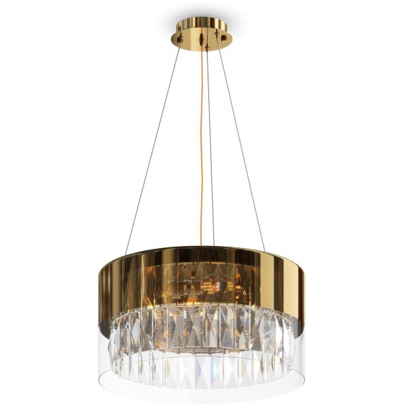 Подвесная люстра хрустальная Wonderland MOD313PL-04G