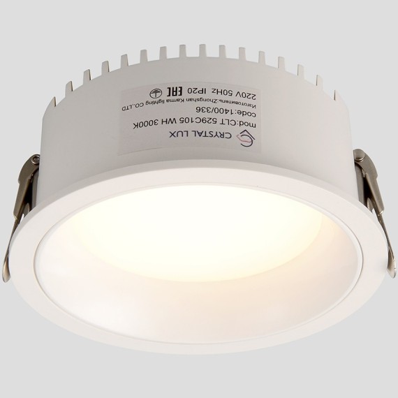 Светильник встраиваемый Crystal Lux CLT 529C105 WH 3000K 1400/336