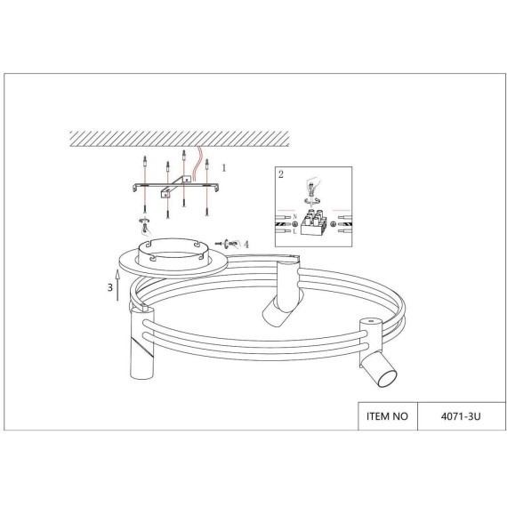 Спот Cosmical 4071-3U