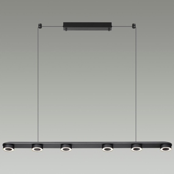 Подвесной линейный светильник IP20 LED 64W 1667Лм  3000K 220V с раздельным вкл. Верх/низ Odeon Light TURMAN 6631/64L