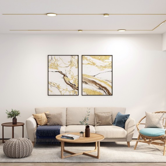 DK5763-SB Трековый магнитный светодиодный светильник Denkirs Shine 48V CRI90+ 3000К 1200Лм 120° 15Вт